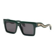 Vierkante groene zonnebril voor vrouwen Roberto Cavalli , Green , Dame...