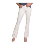 Bootcut Jeans Lente/Zomer Collectie Only , White , Dames