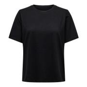 Dames T-shirt Lente/Zomer Collectie Only , Black , Dames
