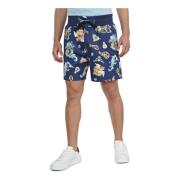 Blauwe Regular Style Shorts Versace Jeans Couture , Multicolor , Heren