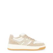 Beige Denim Sneaker Model H630 Hogan , Multicolor , Dames