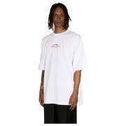 Spring Water Logo T-shirt Vetements , White , Heren
