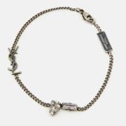 Pre-owned Metal bracelets Yves Saint Laurent Vintage , Gray , Dames