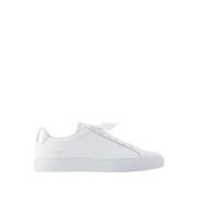 Wit/Zilver Retro Klassieke Leren Sneakers Common Projects , White , Da...