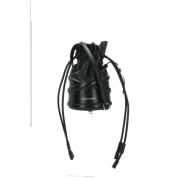 Zwarte Leren Bucket Bag met Harnas Ontwerp Alexander McQueen , Black ,...