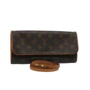 Pre-owned Canvas louis-vuitton-bags Louis Vuitton Vintage , Brown , Da...