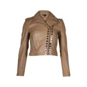 Pre-owned Leather outerwear Alexander Wang Pre-owned , Brown , Dames