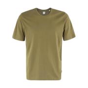Militair Groen T-shirt Aspesi , Green , Heren