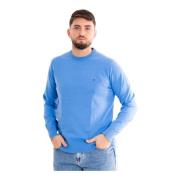 Retro Crew Neck Sweater Tommy Hilfiger , Blue , Heren