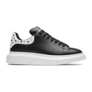Studded Leren Sneakers Alexander McQueen , Black , Heren