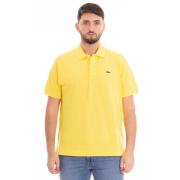 Korte Mouw Polo Shirt Lacoste , Yellow , Heren