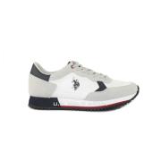 Witte Casual Sneakers voor Mannen U.s. Polo Assn. , Multicolor , Heren