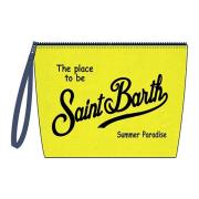 Gele tassen voor stijlvolle outfits MC2 Saint Barth , Yellow , Dames