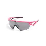 Roze Shield Zonnebril Grijs Gespiegeld UV-Beschermend Oakley , Pink , ...