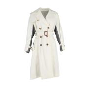 Pre-owned Wool outerwear Alexander McQueen Pre-owned , White , Dames