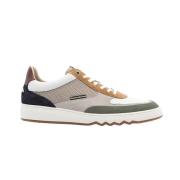 Groene Sneaker met Zigzag Patroon Van Bommel , Multicolor , Heren