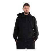 Badge Zip Door Sweatshirt Calvin Klein Jeans , Black , Heren