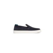 Casual Suède Loafer Tommy Hilfiger , Blue , Heren