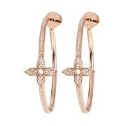 Pre-owned Rose Gold earrings Louis Vuitton Vintage , Yellow , Dames