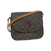 Pre-owned Canvas shoulder-bags Louis Vuitton Vintage , Brown , Dames