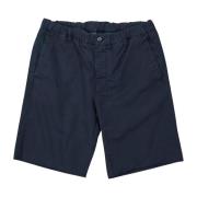 Blauwe Bermuda Shorts Nn07 , Blue , Heren