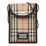 Pre-owned Cotton crossbody-bags Burberry Vintage , Multicolor , Dames