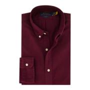 Bordeaux Casual Overhemd Ralph Lauren , Red , Heren