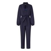 Blauwe Jurken Jumpsuit Set Viscose Pepe Jeans , Blue , Dames