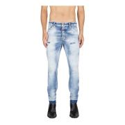 Stijlvolle Broeken voor Mannen Dsquared2 , Blue , Heren