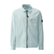 Blauw Katoen Regular Fit Overhemd C.p. Company , Blue , Heren