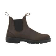 Waterbestendige olijfgroene suède laarzen Blundstone , Brown , Dames