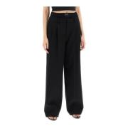 Wide Trousers Alexander Wang , Black , Dames