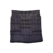 Pre-owned Wool bottoms Burberry Vintage , Gray , Dames