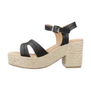 Hoge hak sandalen met bandjes Mtng , Black , Dames