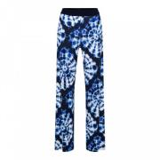 Tie-Dye Jersey Broek &Co Woman , Blue , Dames