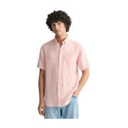Korte mouw overhemd 3240106 Gant , Pink , Heren