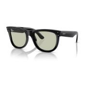 Wayfarer Reverse Zonnebril Zwart Groen Ray-Ban , Black , Heren