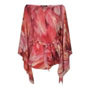 Roze Shirt Collectie Roberto Cavalli , Multicolor , Dames