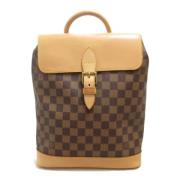 Pre-owned Canvas backpacks Louis Vuitton Vintage , Brown , Dames