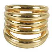 Gouden Ring Dames Accessoires Federica Tosi , Yellow , Dames