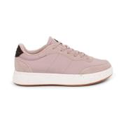 May Sneaker met Visleer Details Woden , Pink , Dames