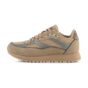 Reflecterende Sneaker Hailey Woden , Beige , Dames