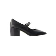 Leather flats aeyde , Black , Dames
