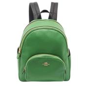 Pre-owned Leather backpacks Coach Pre-owned , Green , Dames