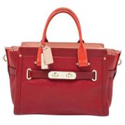 Pre-owned Leather totes Coach Pre-owned , Red , Dames