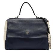 Pre-owned Leather handbags Carolina Herrera Pre-owned , Blue , Dames