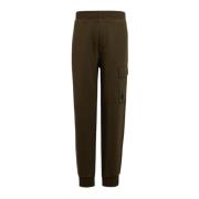 Groene Joggingbroek met Diagonal Raised Fleece C.p. Company , Green , ...