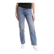 Laagbouw Straight Jeans Calvin Klein Jeans , Blue , Dames