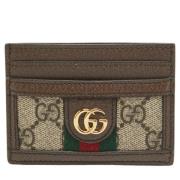 Pre-owned Coated canvas wallets Gucci Vintage , Multicolor , Dames