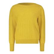 Casual Gebreide Trui met Boothals Betty Barclay , Yellow , Dames